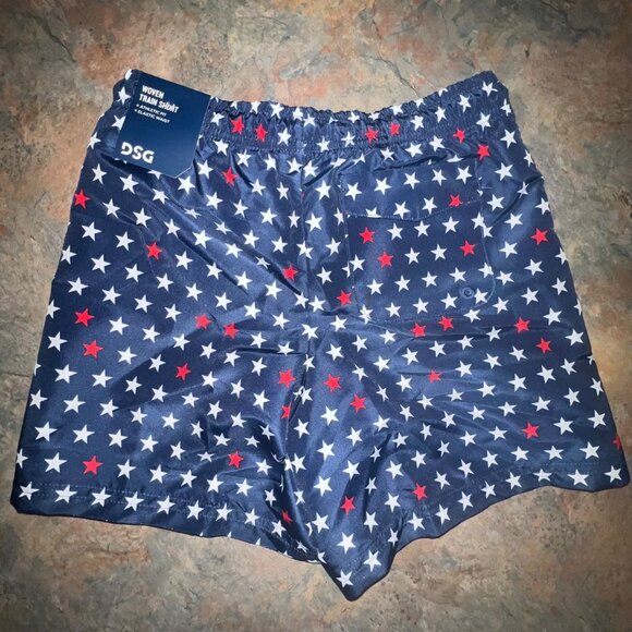 DSG Boys Athletic Fit Woven Training Shorts, Size XS, Star‎ Print - Picture 2 of 8